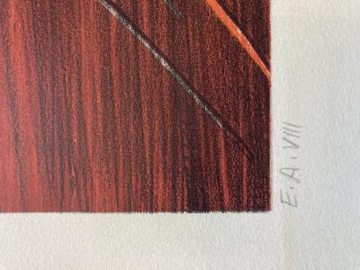 Terry HAASS - Présent en mouvement, lithographie signée 2