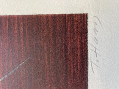Terry HAASS - Présent en mouvement, lithographie signée 2