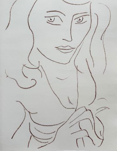 Henri Matisse - Visages - Livre de Poèmes, signé par Matisse et Reverdy et illustré de 14 lithographies originales 2