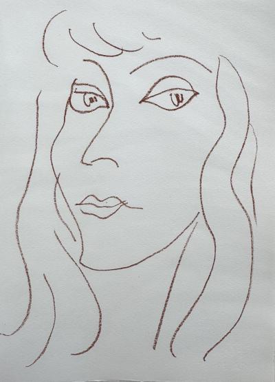 Henri Matisse - Visages - Livre de Poèmes, signé par Matisse et Reverdy et illustré de 14 lithographies originales 2