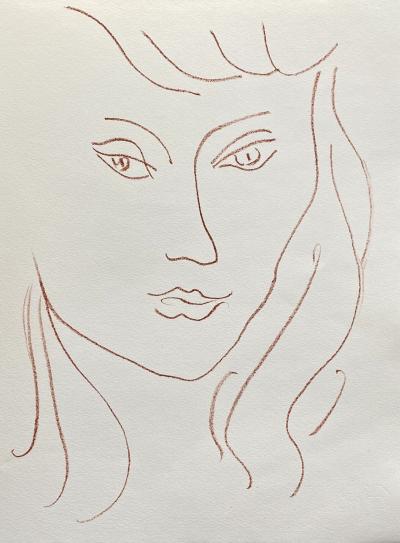 Henri Matisse - Visages - Livre de Poèmes, signé par Matisse et Reverdy et illustré de 14 lithorapies originales 2