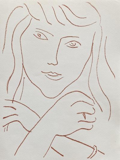 Henri Matisse - Visages - Livre de Poèmes, signé par Matisse et Reverdy et illustré de 14 lithorapies originales 2