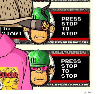 Karl Kox -Banana Republic #1, 2024 - Sérigraphie signée au crayon 2