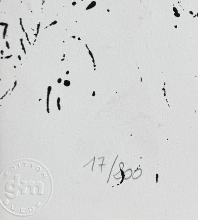 Arman - Violon et partition - LIthographie signée numérotée au crayon 2