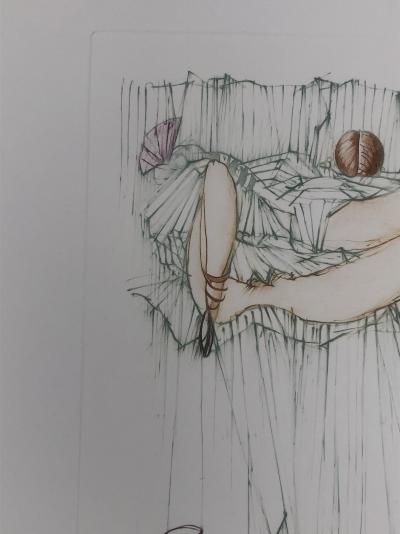 Hans BELLMER - La toupie , 1970, Eau-forte et aquatinte. 2