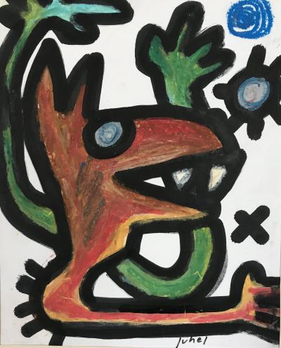 Jean-Luc JUHEL - Sans titre ,2013 -Technique mixte signée 2