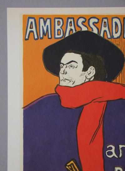 Henri de TOULOUSE- LAUTREC (after) - Aristide Bruant - Ambassadeurs, 1992 - Héliogravure signed 2