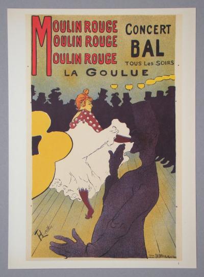Henri de TOULOUSE- LAUTREC (d’après) - Moulin Rouge - La Goulue, 1992 - Héliogravure signée 2
