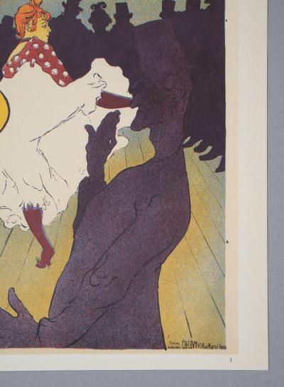 Henri de TOULOUSE- LAUTREC (d’après) - Moulin Rouge - La Goulue, 1992 - Héliogravure signée 2