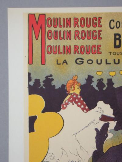 Henri de TOULOUSE- LAUTREC (d’après) - Moulin Rouge - La Goulue, 1992 - Héliogravure signée 2