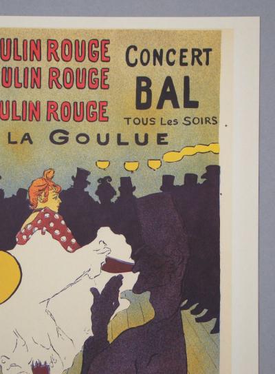 Henri de TOULOUSE- LAUTREC (d’après) - Moulin Rouge - La Goulue, 1992 - Héliogravure signée 2