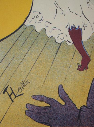Henri de TOULOUSE- LAUTREC (d’après) - Moulin Rouge - La Goulue, 1992 - Héliogravure signée 2