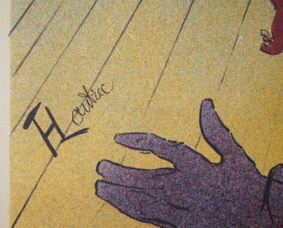 Henri de TOULOUSE- LAUTREC (d’après) - Moulin Rouge - La Goulue, 1992 - Héliogravure signée 2