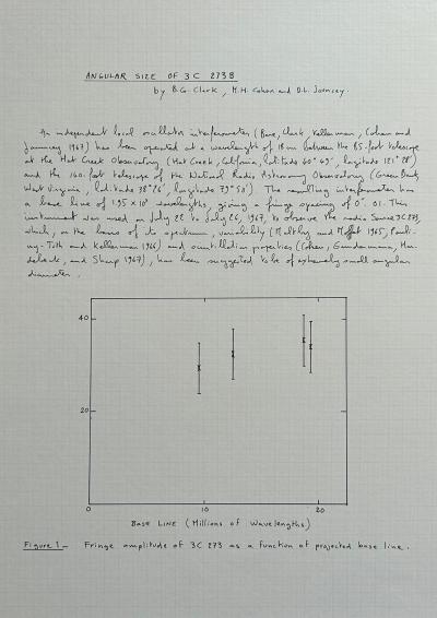 Bernar VENET - Angular Size of 3C 273B, 1967 - Lithographie signée au crayon 2