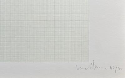 Bernar VENET - Angular Size of 3C 273B, 1967 - Lithographie signée au crayon 2