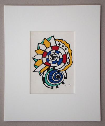 Fernand LEGER (after) - Escargot, 1956 - Lithography in colors 2