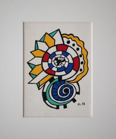 Fernand LEGER (after) - Escargot, 1956 - Lithography in colors 2
