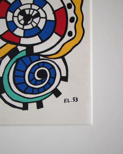 Fernand LEGER (after) - Escargot, 1956 - Lithography in colors 2