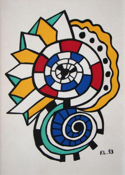 Fernand LEGER (after) - Escargot, 1956 - Lithography in colors 2