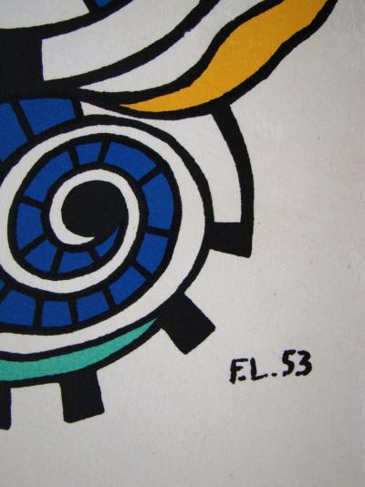 Fernand LEGER (after) - Escargot, 1956 - Lithography in colors 2