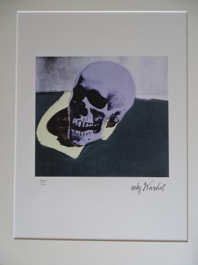 Andy WARHOL (d’après) - Skull, Granolithographie signée dans la planche et numérotée 2
