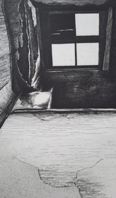 Christian Fossier - Entresol - Lithographie originale, signée et numérotée 2