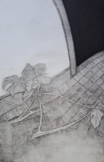 Ecole du XXéme siècle - Les branches sur le sol - Lithographie originale, signée et numérotée 2