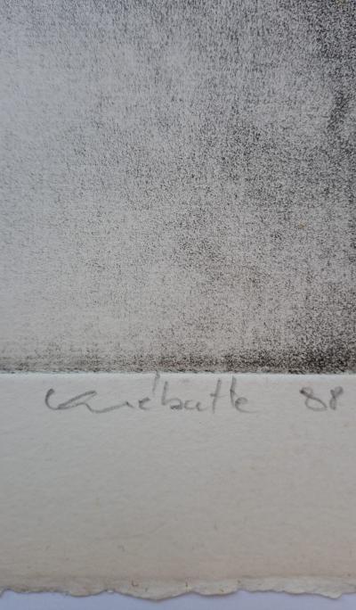 Ecole du XXéme siècle - Les branches sur le sol - Lithographie originale, signée et numérotée 2