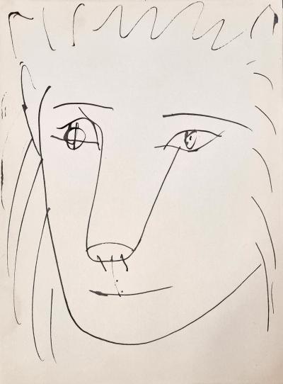 Pablo Picasso, Lion, lithographie, tirage de tête, 1957 2