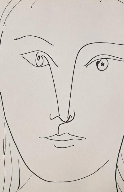 Pablo Picasso, Femme, lithographie, tirage de tête, 1957 2