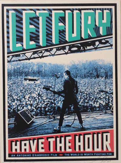 Shepard FAIREY (Obey) - Let Fury Have The Hour - Sérigraphie signée au crayon 2