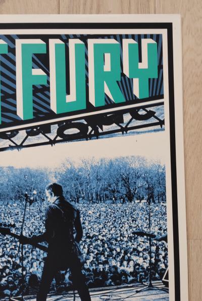 Shepard FAIREY (Obey) - Let Fury Have The Hour - Sérigraphie signée au crayon 2