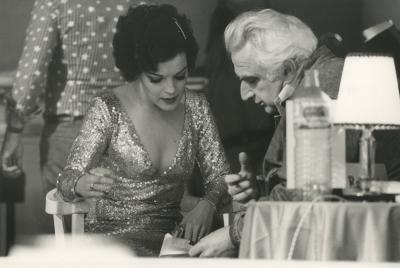 Walter Carone - Romy Schneider, 1982 - Tirage argentique RC