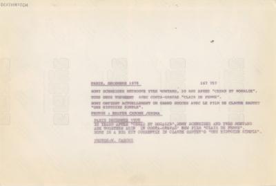 Walter Carone - Romy Schneider et Yves Montand 3, 1978 - Tirage argentique RC 2