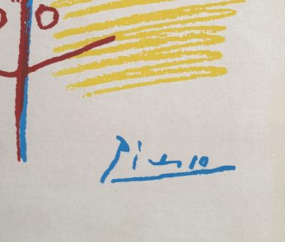 Pablo Picasso - Visage - Lithographie signée dans la planche 2
