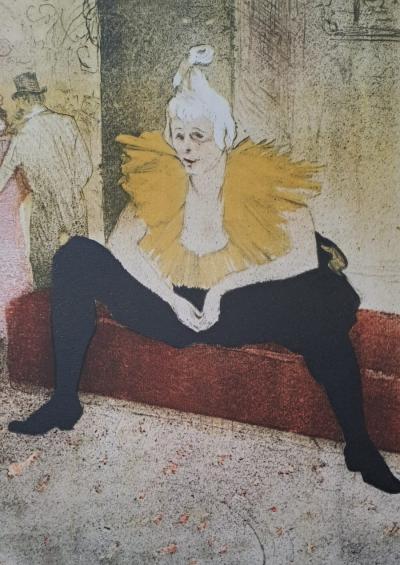 Henri de Toulouse-Lautrec (d’après) - La clownesse assise - Impression d’art 2