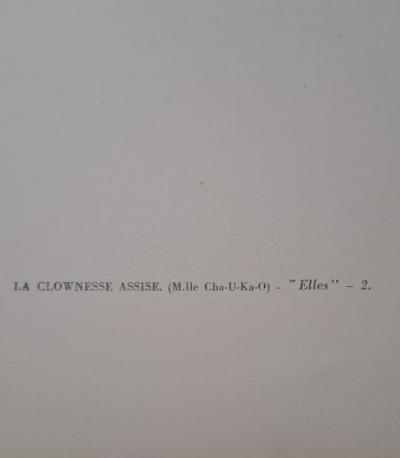 Henri de Toulouse-Lautrec (d’après) - La clownesse assise - Impression d’art 2