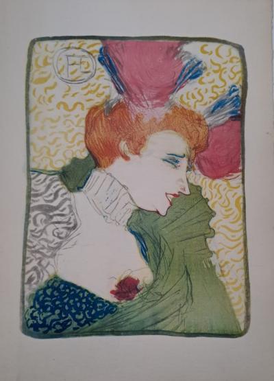 Henri de Toulouse-Lautrec (after) - Marcelle Linder bust - Art print 2