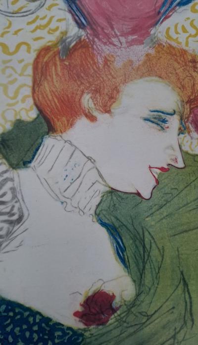 Henri de Toulouse-Lautrec (after) - Marcelle Linder bust - Art print 2
