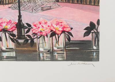 MICHEL-HENRY - La Pyramide du Louvre, Paris, 2000 - Lithographie originale signée au crayon 2