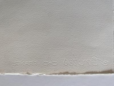 Vassilakis Taki  Signaux  lithographie signée et numérotée 1989 2