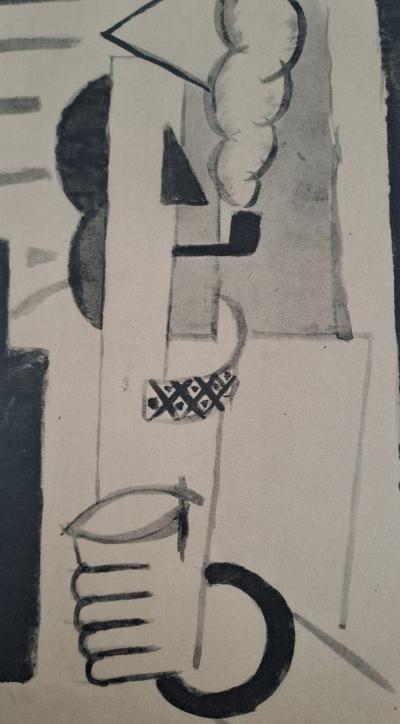 Roger de la FRESNAYE (d’après) - Le fumeur de pipe, 1949 - Lithographie signée 2
