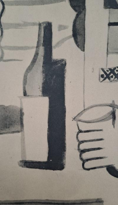 Roger de la FRESNAYE (d’après) - Le fumeur de pipe, 1949 - Lithographie signée 2