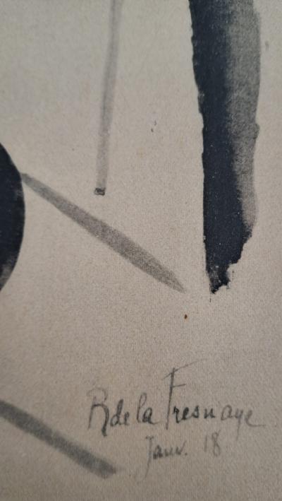 Roger de la FRESNAYE (d’après) - Le fumeur de pipe, 1949 - Lithographie signée 2