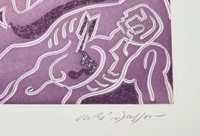 André Masson, Massacre des prétendants (l’Odyssée), eau-forte, 1978 2