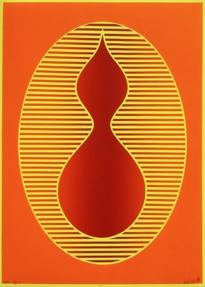 Mircea Milcovitch, Kiji 4, sérigraphie signée, 1971 2