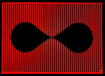 Mircea Milcovitch, Métaphénomène F, sérigraphie signée, 1971 2