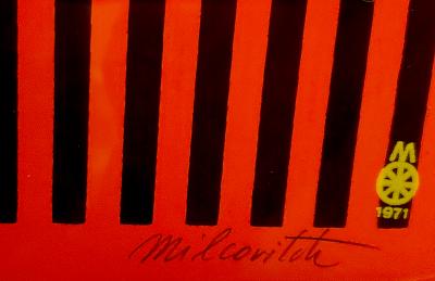 Mircea Milcovitch, Métaphénomène F, sérigraphie signée, 1971 2