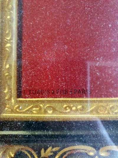 Christ en croix    L. Turgis & Fils   oléographie - 1892 2