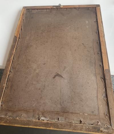 Christ en croix    L. Turgis & Fils   oléographie - 1892 2